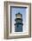 A Crescent Moon and the Cape Cod Lighthouse-Jerry and Marcy Monkman-Framed Photographic Print