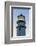A Crescent Moon and the Cape Cod Lighthouse-Jerry and Marcy Monkman-Framed Photographic Print
