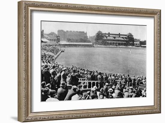 A Cricket Match, Lord's Cricket Ground, London, 1926-1927-McLeish-Framed Giclee Print