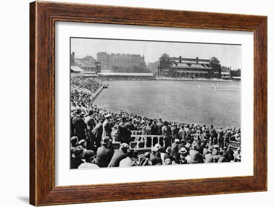 A Cricket Match, Lord's Cricket Ground, London, 1926-1927-McLeish-Framed Giclee Print