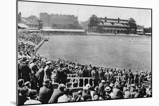 A Cricket Match, Lord's Cricket Ground, London, 1926-1927-McLeish-Mounted Giclee Print