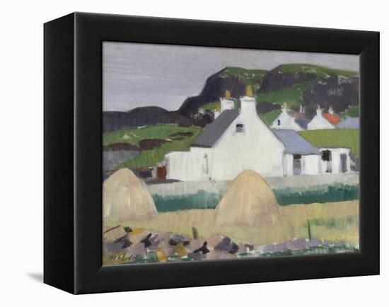 A Croft with Haystacks-Francis Campbell Boileau Cadell-Framed Premier Image Canvas