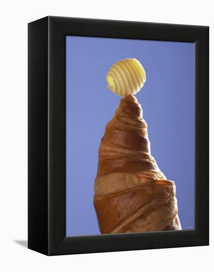 A Croissant with a Butter Curl-Marc O^ Finley-Framed Premier Image Canvas