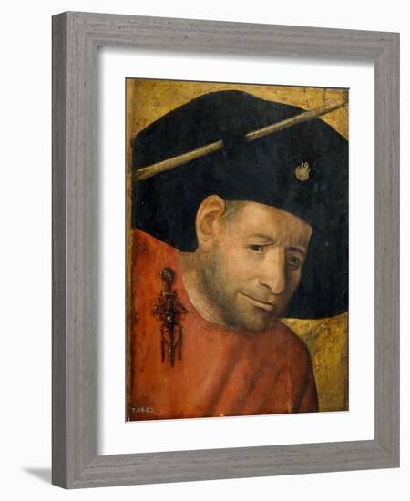 A Crossbowman-Hieronymus Bosch-Framed Giclee Print