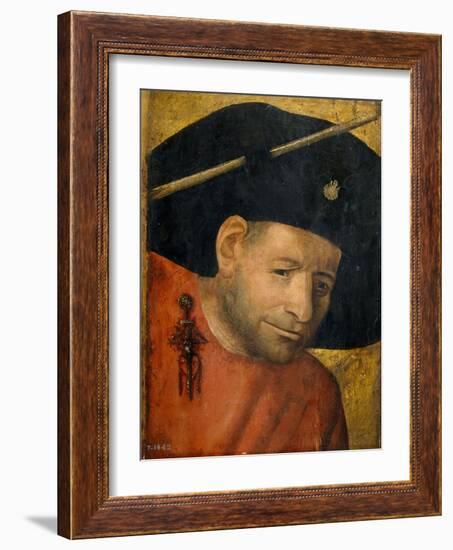 A Crossbowman-Hieronymus Bosch-Framed Giclee Print