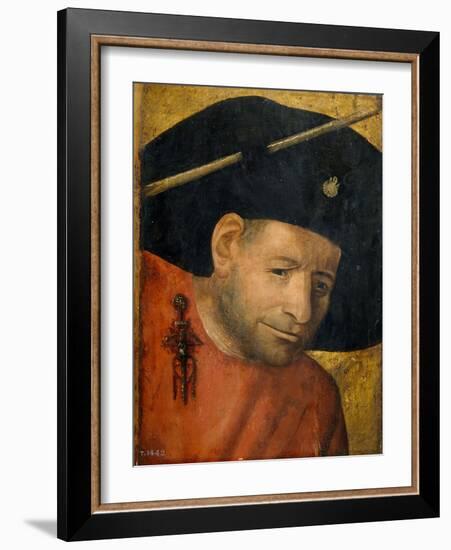 A Crossbowman-Hieronymus Bosch-Framed Giclee Print