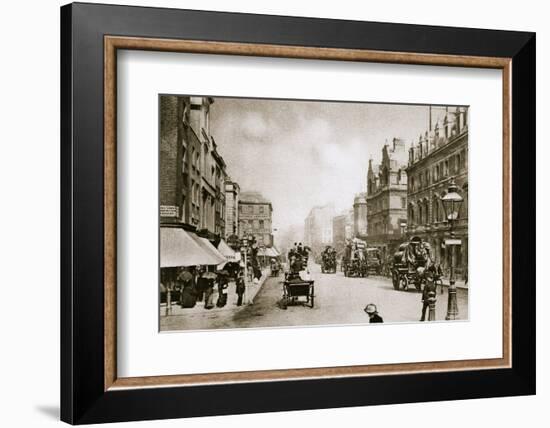 A crossing in Oxford Street, London, early 20th century-Unknown-Framed Photographic Print