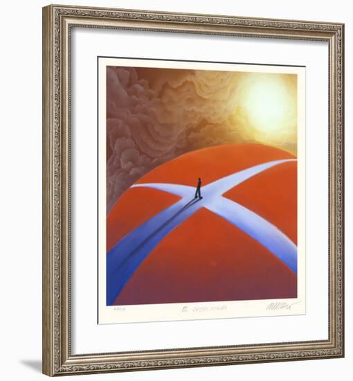 A Crossroads-Mackenzie Thorpe-Framed Collectable Print