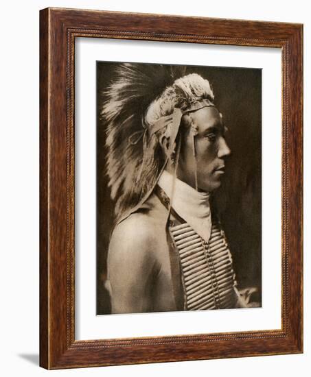 A Crow Boy in Dance Costume, 1905-null-Framed Photographic Print