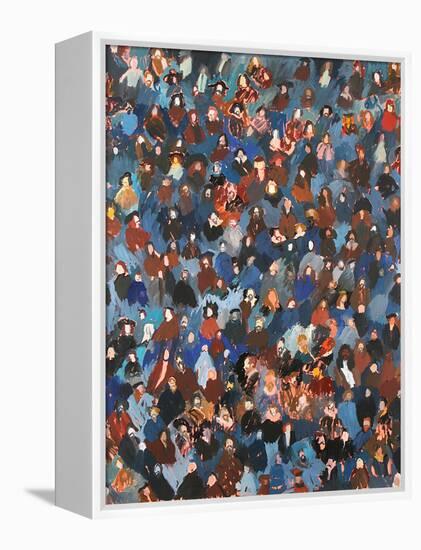 A Crowd of Old Masters, 2008 (Oil on Canvas)-Holly Frean-Framed Premier Image Canvas