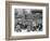 A Crowed Gathers as Floats Make Their Way Through Canal Street During the Mardi Gras Celebration-null-Framed Photographic Print