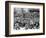 A Crowed Gathers as Floats Make Their Way Through Canal Street During the Mardi Gras Celebration-null-Framed Photographic Print