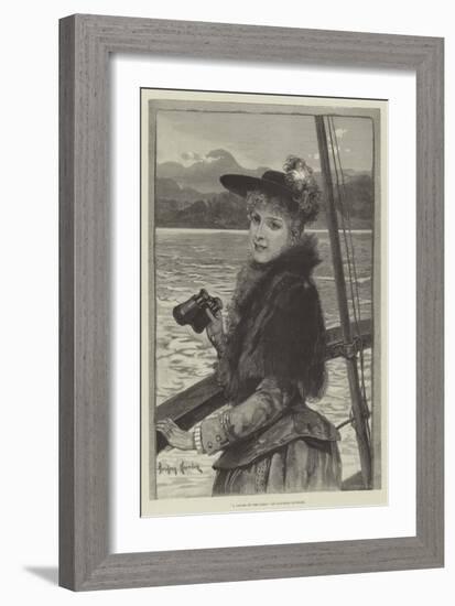 A Cruise on the Lake-Davidson Knowles-Framed Giclee Print