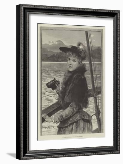 A Cruise on the Lake-Davidson Knowles-Framed Giclee Print