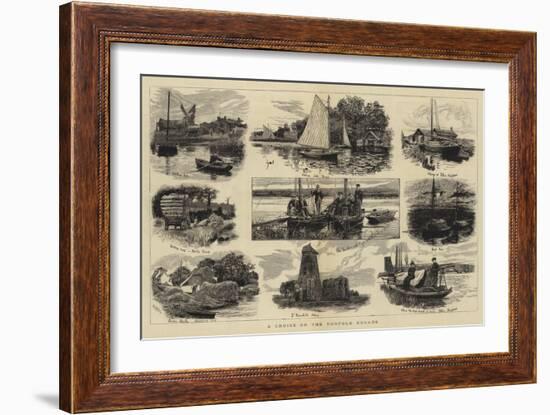 A Cruise on the Norfolk Broads-William Lionel Wyllie-Framed Giclee Print