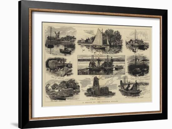 A Cruise on the Norfolk Broads-William Lionel Wyllie-Framed Giclee Print