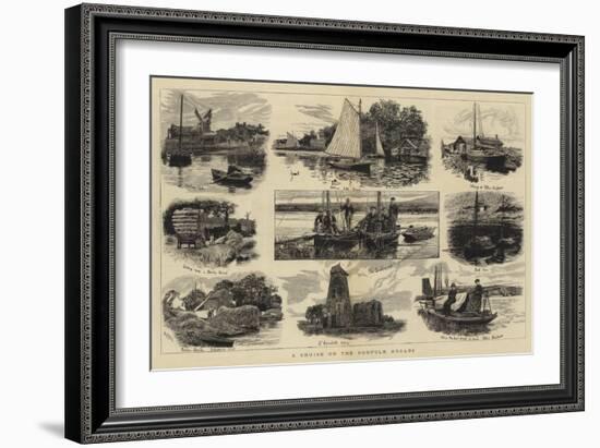 A Cruise on the Norfolk Broads-William Lionel Wyllie-Framed Giclee Print