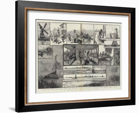 A Cruise on the Norfolk Broads-null-Framed Giclee Print