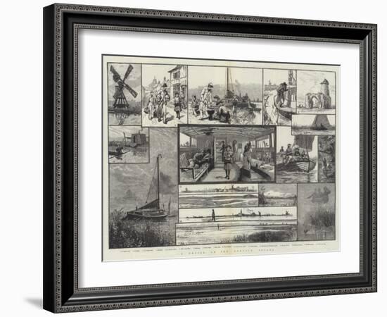 A Cruise on the Norfolk Broads-null-Framed Giclee Print