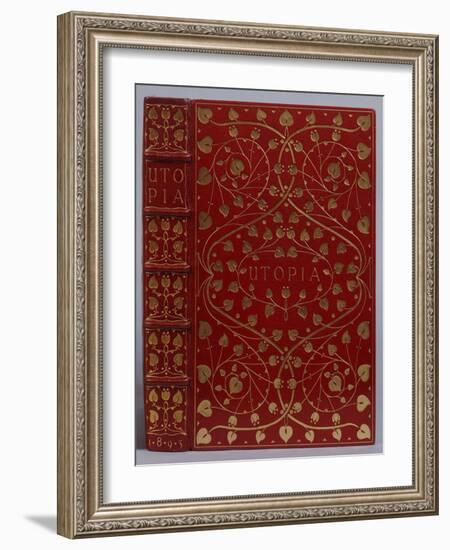 A Crushed Red Levant Morocco Gilt Binding of Utopia by Sir Thomas More. Kelmscott Press, 1893-Henry Thomas Alken-Framed Giclee Print