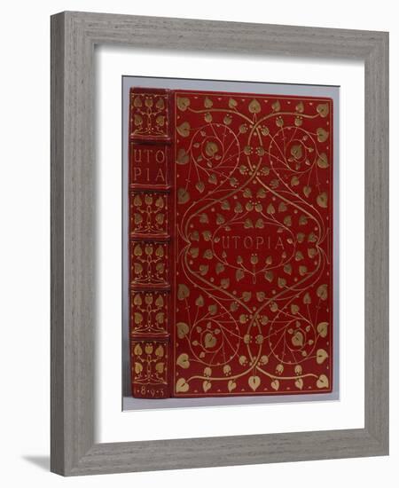 A Crushed Red Levant Morocco Gilt Binding of Utopia by Sir Thomas More. Kelmscott Press, 1893-Henry Thomas Alken-Framed Giclee Print