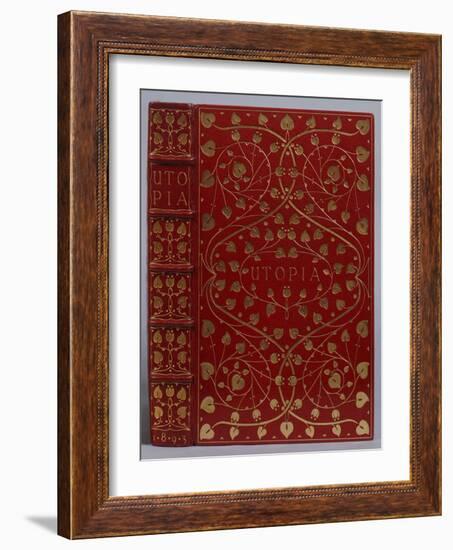 A Crushed Red Levant Morocco Gilt Binding of Utopia by Sir Thomas More. Kelmscott Press, 1893-Henry Thomas Alken-Framed Giclee Print