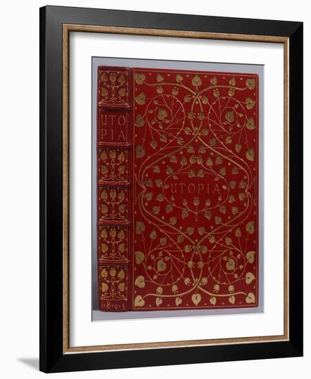 A Crushed Red Levant Morocco Gilt Binding of Utopia by Sir Thomas More. Kelmscott Press, 1893-Henry Thomas Alken-Framed Giclee Print