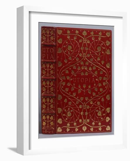 A Crushed Red Levant Morocco Gilt Binding of Utopia by Sir Thomas More. Kelmscott Press, 1893-Henry Thomas Alken-Framed Giclee Print