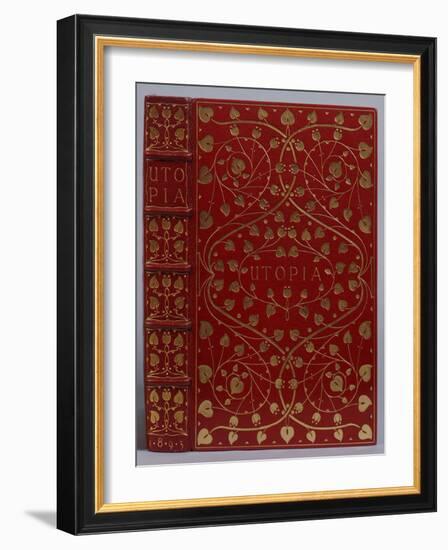 A Crushed Red Levant Morocco Gilt Binding of Utopia by Sir Thomas More. Kelmscott Press, 1893-Henry Thomas Alken-Framed Giclee Print