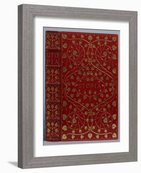 A Crushed Red Levant Morocco Gilt Binding of Utopia by Sir Thomas More. Kelmscott Press, 1893-Henry Thomas Alken-Framed Giclee Print