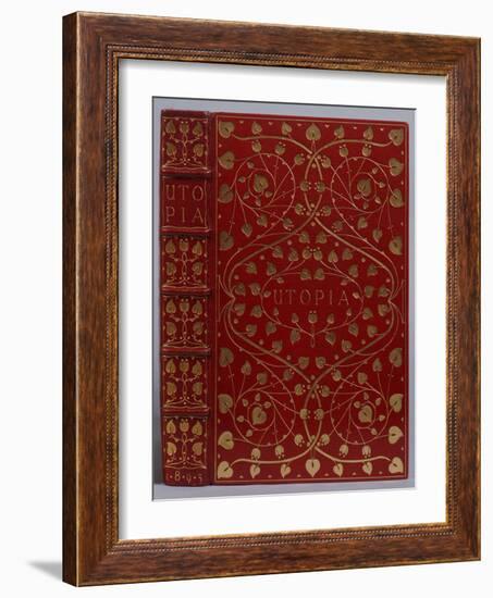 A Crushed Red Levant Morocco Gilt Binding of Utopia by Sir Thomas More. Kelmscott Press, 1893-Henry Thomas Alken-Framed Giclee Print