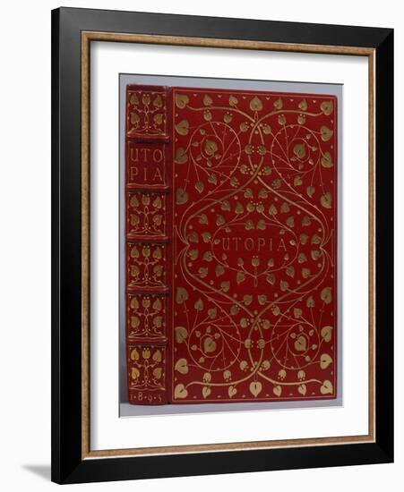 A Crushed Red Levant Morocco Gilt Binding of Utopia by Sir Thomas More. Kelmscott Press, 1893-Henry Thomas Alken-Framed Giclee Print