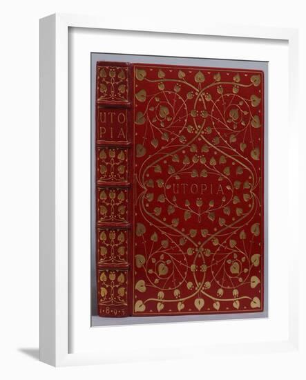 A Crushed Red Levant Morocco Gilt Binding of Utopia by Sir Thomas More. Kelmscott Press, 1893-Henry Thomas Alken-Framed Giclee Print