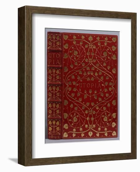 A Crushed Red Levant Morocco Gilt Binding of Utopia by Sir Thomas More. Kelmscott Press, 1893-Henry Thomas Alken-Framed Giclee Print