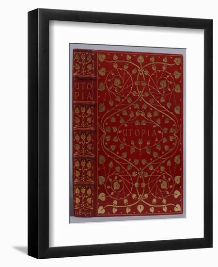 A Crushed Red Levant Morocco Gilt Binding of Utopia by Sir Thomas More. Kelmscott Press, 1893-Henry Thomas Alken-Framed Giclee Print