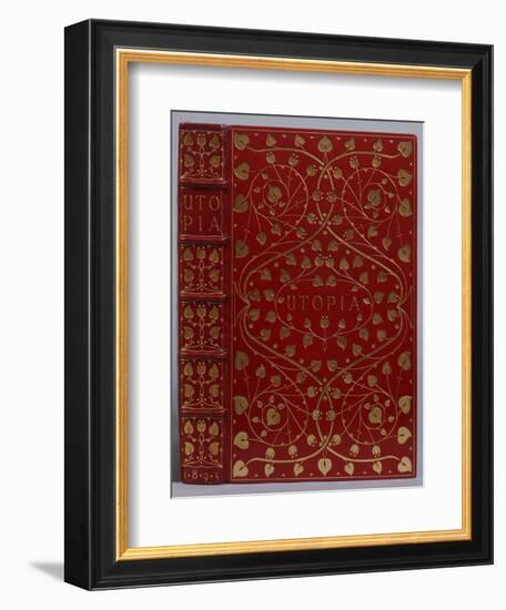 A Crushed Red Levant Morocco Gilt Binding of Utopia by Sir Thomas More. Kelmscott Press, 1893-Henry Thomas Alken-Framed Giclee Print