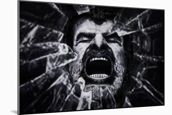 A Cry from the Dark Side-Piet Flour-Mounted Photographic Print