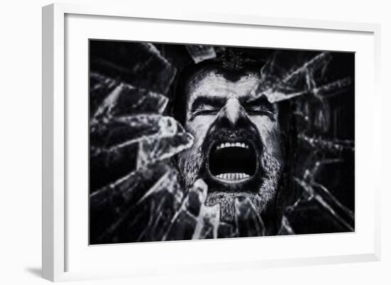 A Cry from the Dark Side-Piet Flour-Framed Photographic Print