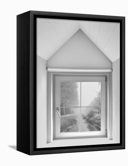 A crystal view from my window ...-Yvette Depaepe-Framed Premier Image Canvas