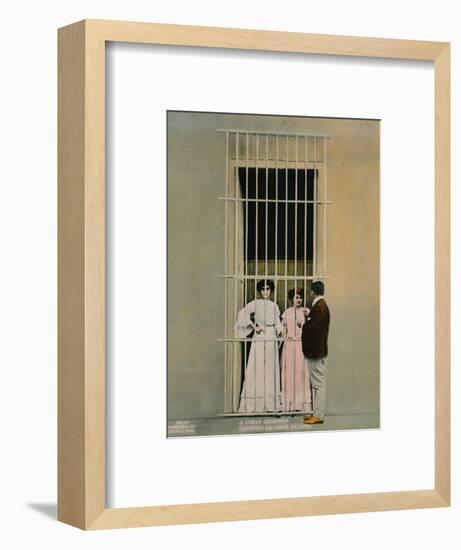 A Cuban courtship, c1920-Unknown-Framed Photographic Print