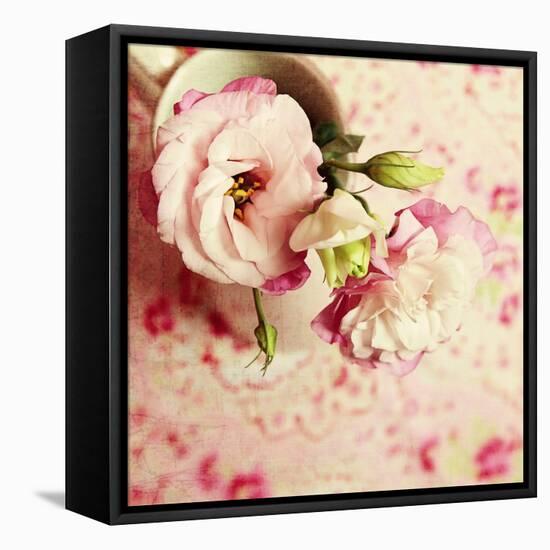 A Cup of Romance Square-Sarah Gardner-Framed Premier Image Canvas