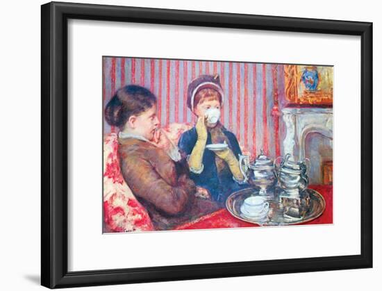 A Cup of Tea No.2-Mary Cassatt-Framed Art Print