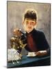 A Cup of Tea-William Verplanck Birney-Mounted Giclee Print