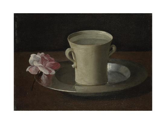 A Cup Of Water And A Rose C 1630 Giclee Print Francisco De Zurbaran Art Com A Cup Of Water And A Rose C 1630 Giclee Print Francisco De Zurbaran Art Com