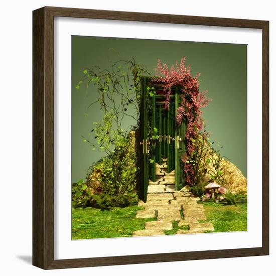 A Curious Entrance-Atelier Sommerland-Framed Art Print