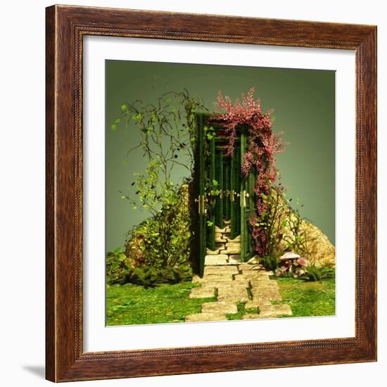 A Curious Entrance-Atelier Sommerland-Framed Art Print