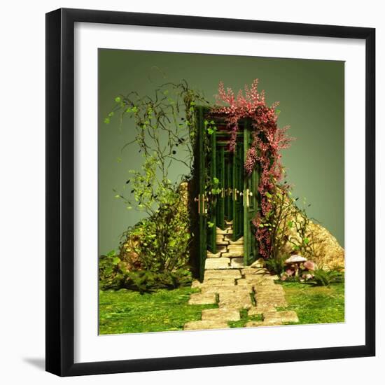 A Curious Entrance-Atelier Sommerland-Framed Art Print