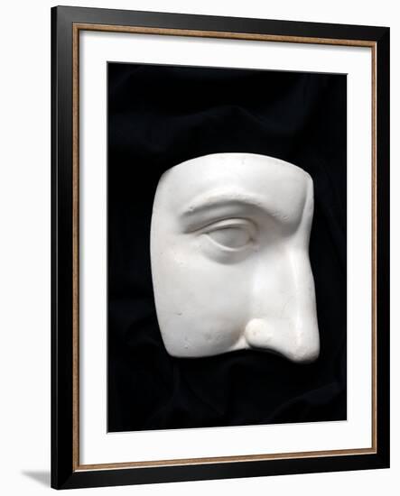 A Cut Out of a Sculpture Including a Man's Face-Winfred Evers-Framed Photographic Print