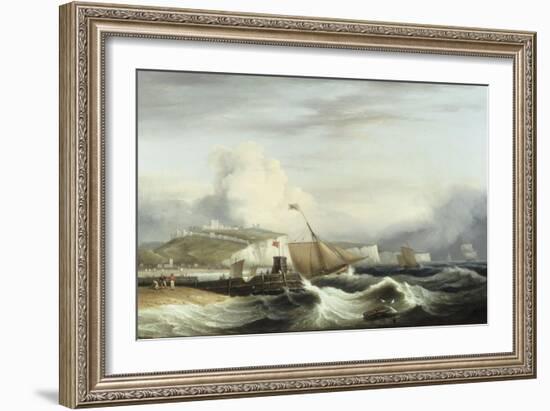 A Cutter and other Shipping off Dover, 1817-Thomas Luny-Framed Giclee Print