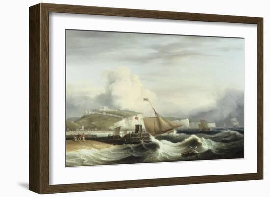 A Cutter and other Shipping off Dover, 1817-Thomas Luny-Framed Giclee Print